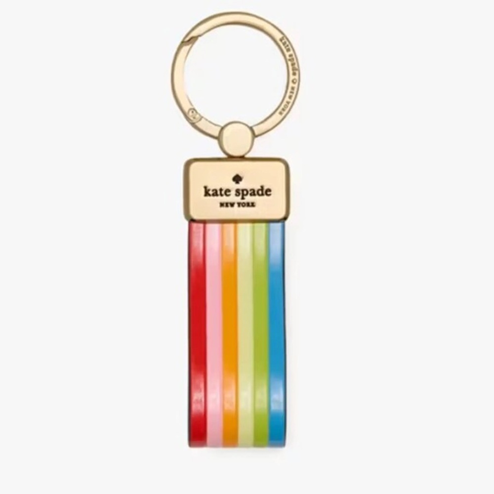 Kate Spade New York Rainbow Loop Keychain Fob